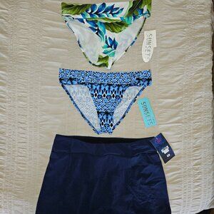 LAST CHANCE Bundle of Womens Swim bottoms NWT lot of 10, size 12 (large) $25